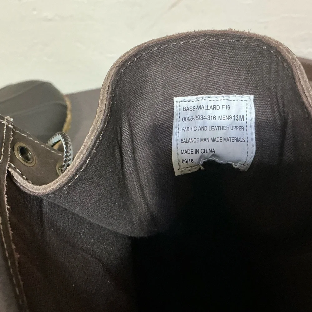 G.H. Bass & Co. Men's Duck Boots - Olive and Tan